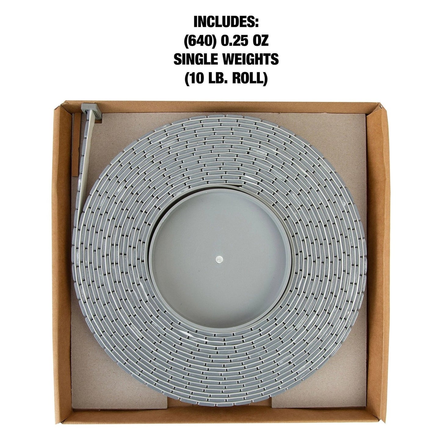 1/4 oz Adhesive Weight Roll - 10lb box