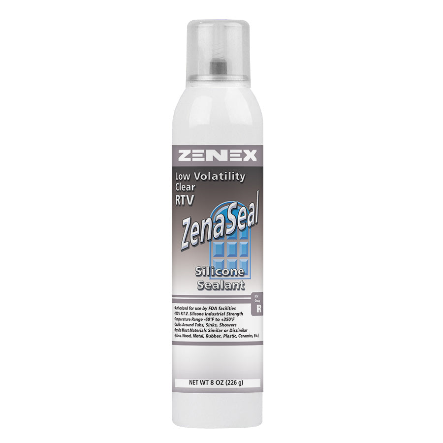 ZenaSeal - 8oz RTV - Silicone Clear - Buster's Industrial Supply