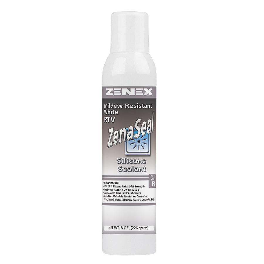ZenaSeal 8oz - RTV - Silicone White - Buster's Industrial Supply