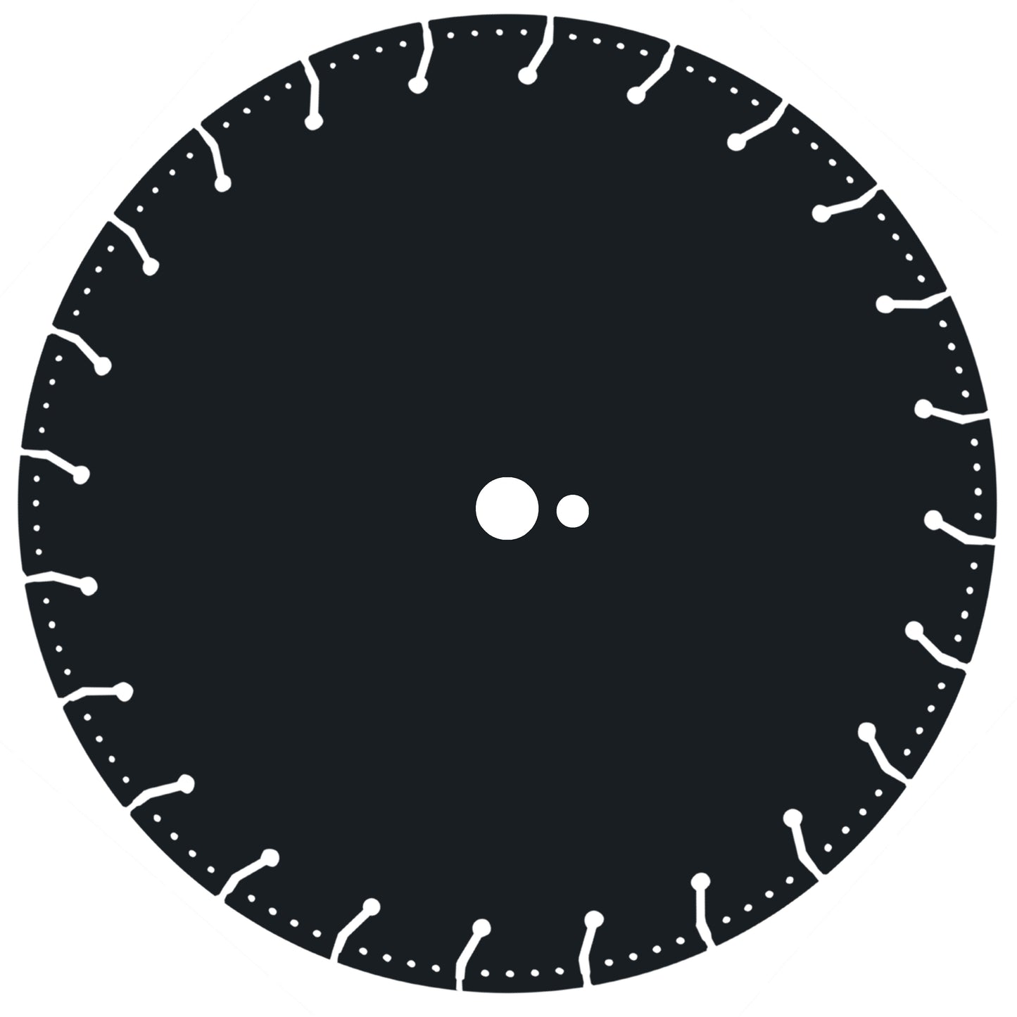 A to Z Vacuum Bonded Multi Purpose Rescue Blade - 20" x .155 x 1" - Buster's Industrial Supply