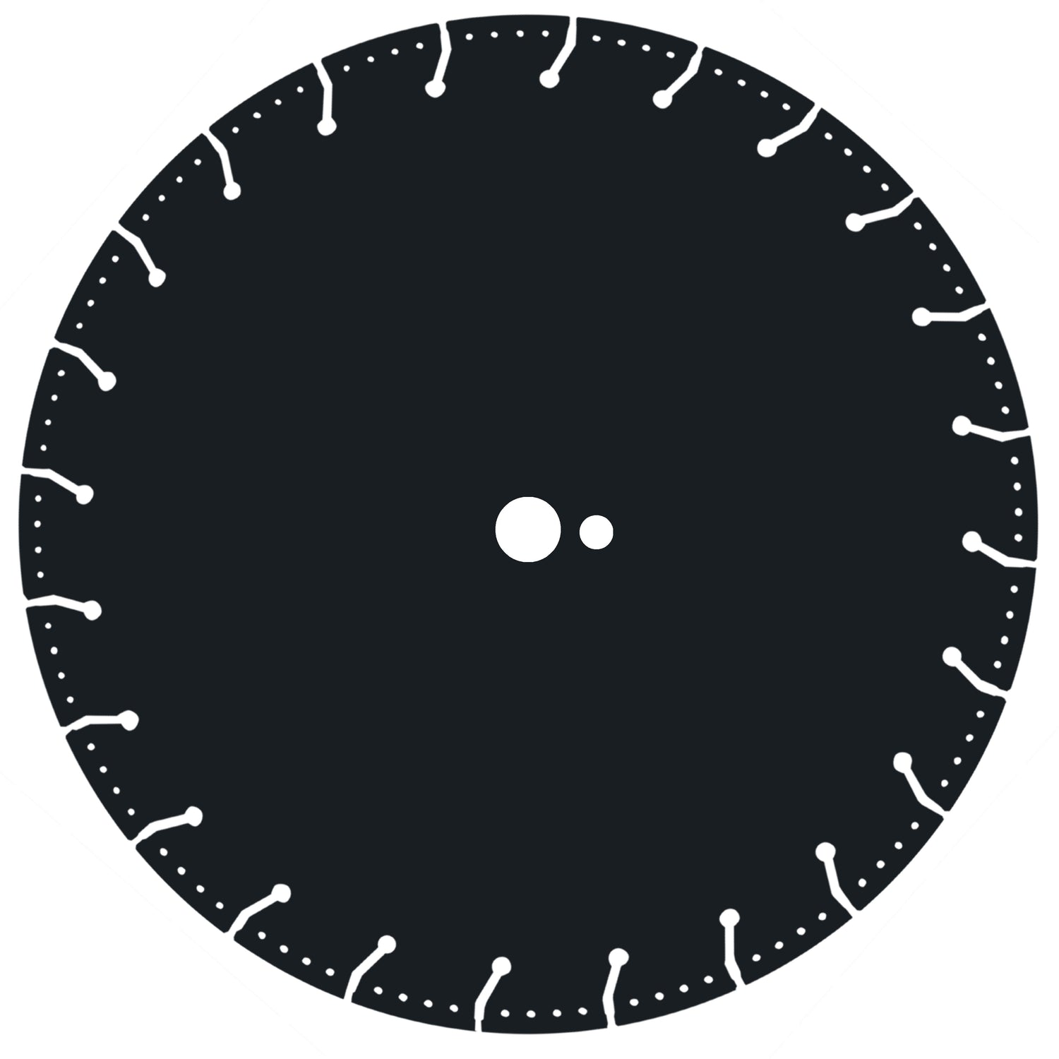 A to Z Vacuum Bonded Multi Purpose Rescue Blade - 20" x .155 x 1" - Buster's Industrial Supply