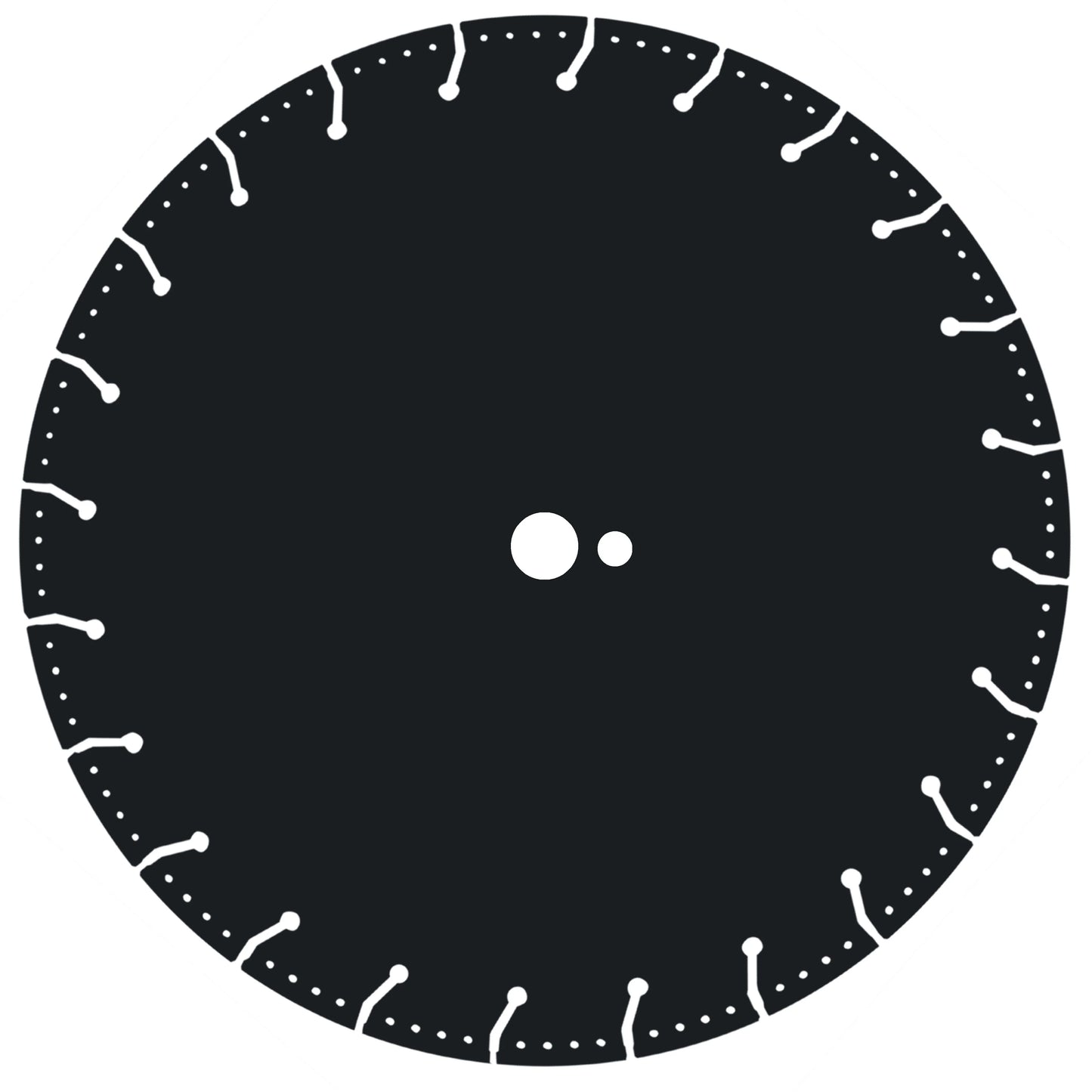 A to Z Vacuum Bonded Multi Purpose Rescue Blade - 20" x .155 x 1" - Buster's Industrial Supply