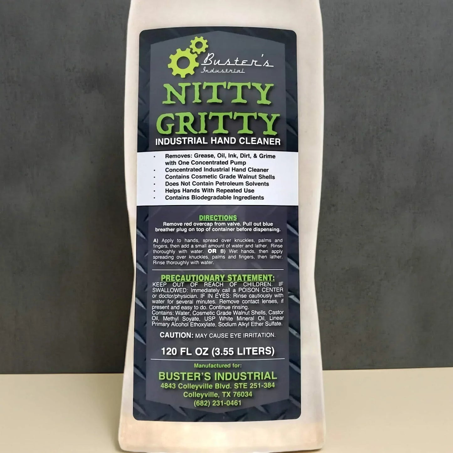 13020 - Nitty Gritty - Walnut Hand Scrub 3.55L - Buster's Industrial Supply