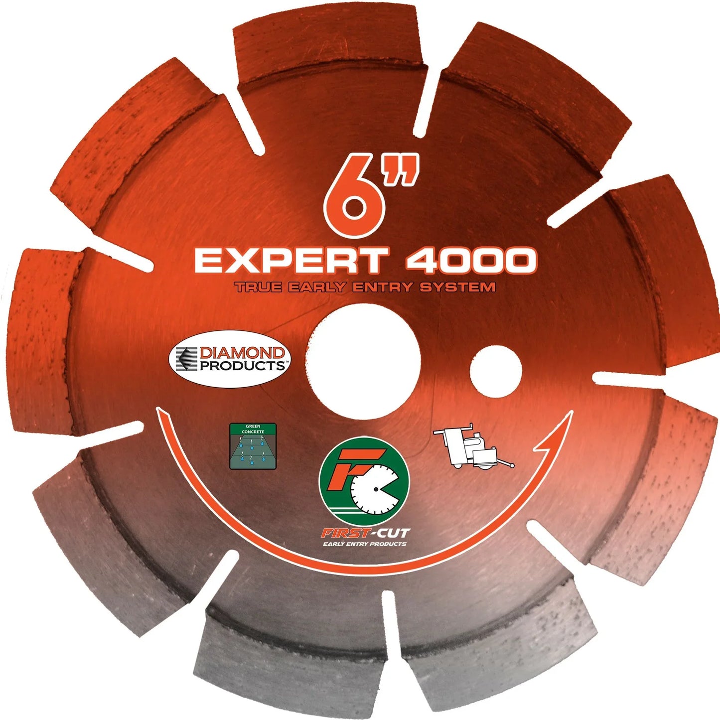 6" x .095 x 1" First Cut Blade RED - Buster's Industrial Supply