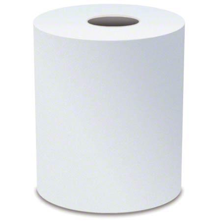 White paper towel roll 10" x 800' Bathroom 6/cs (810B) - Buster's Industrial Supply