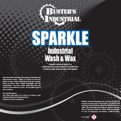 Sparkle Wash and Wax - 5 gallon - Buster's Industrial Supply