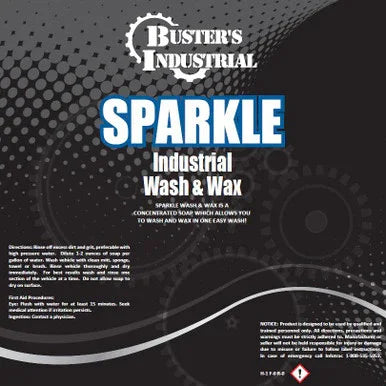 Sparkle Wash and Wax - 5 gallon - Buster's Industrial Supply