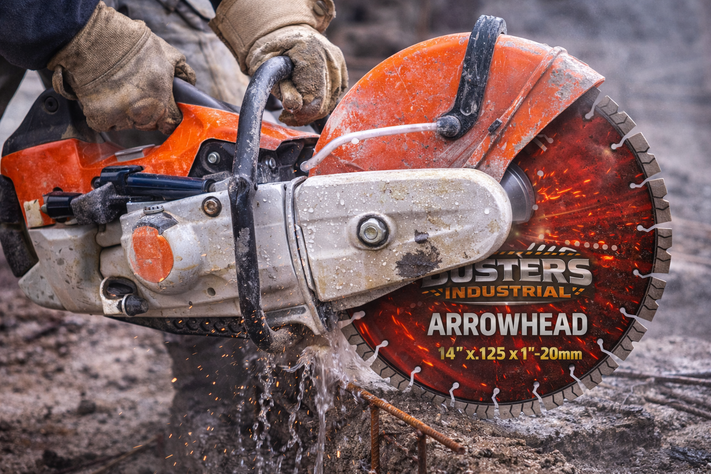 Arrowhead Diamond Concrete / Masonry Combo Blade 15mm Turbo Segment