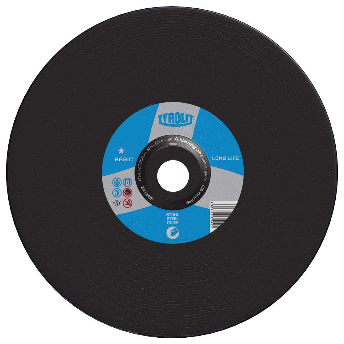 14" x .3/32 x 1"/20mm Tyrolit Abrasive Wheel for Rebar - Buster's Industrial Supply