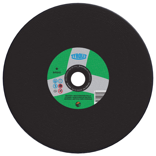 16" x 1/8" x 1"/20mm Tyrolit Abrasive Masonry Cut-Off Wheel - 10pk - Buster's Industrial Supply