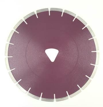 Soff Cut, Diamond Blade, 13.5" x .250 Soff Cut Arbor GC-45 AX Purple - Buster's Industrial Supply