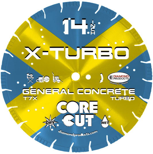 14" x .125 x Turbo Diamond Blade - Buster's Industrial Supply