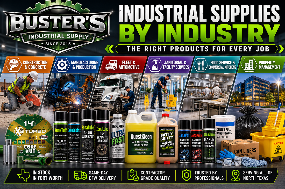 Industrial Supplies by Industry: The Complete DFW Business Guide | Buster's Industrial Supply
