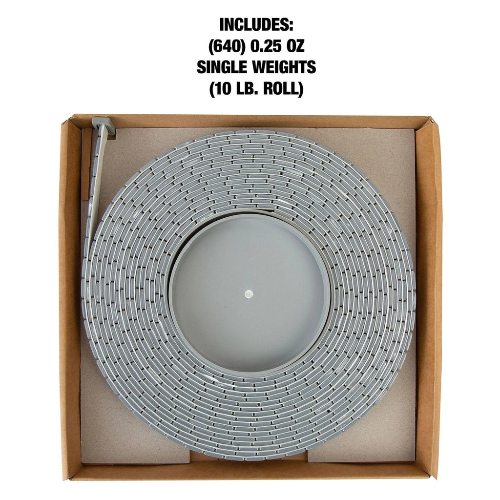 1/4 oz Adhesive Weight Roll - 10lb box
