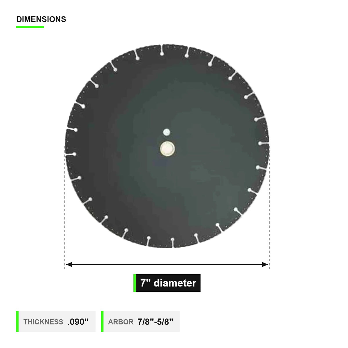 7 inch rescue blade dimensions