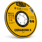 Tyrolit CERABOND X Cut Off Wheels - 2in1 Ceramic Grinder Cut Off Wheels for Metal & Stainless Steel