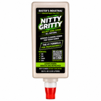 Buster's Industrial Nitty Gritty walnut hand scrub bottle on a white background