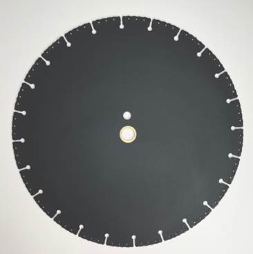 7" x .090 x DM7/8-5/8 Diamond Rescue Blade, Vacuum Brazed Blade