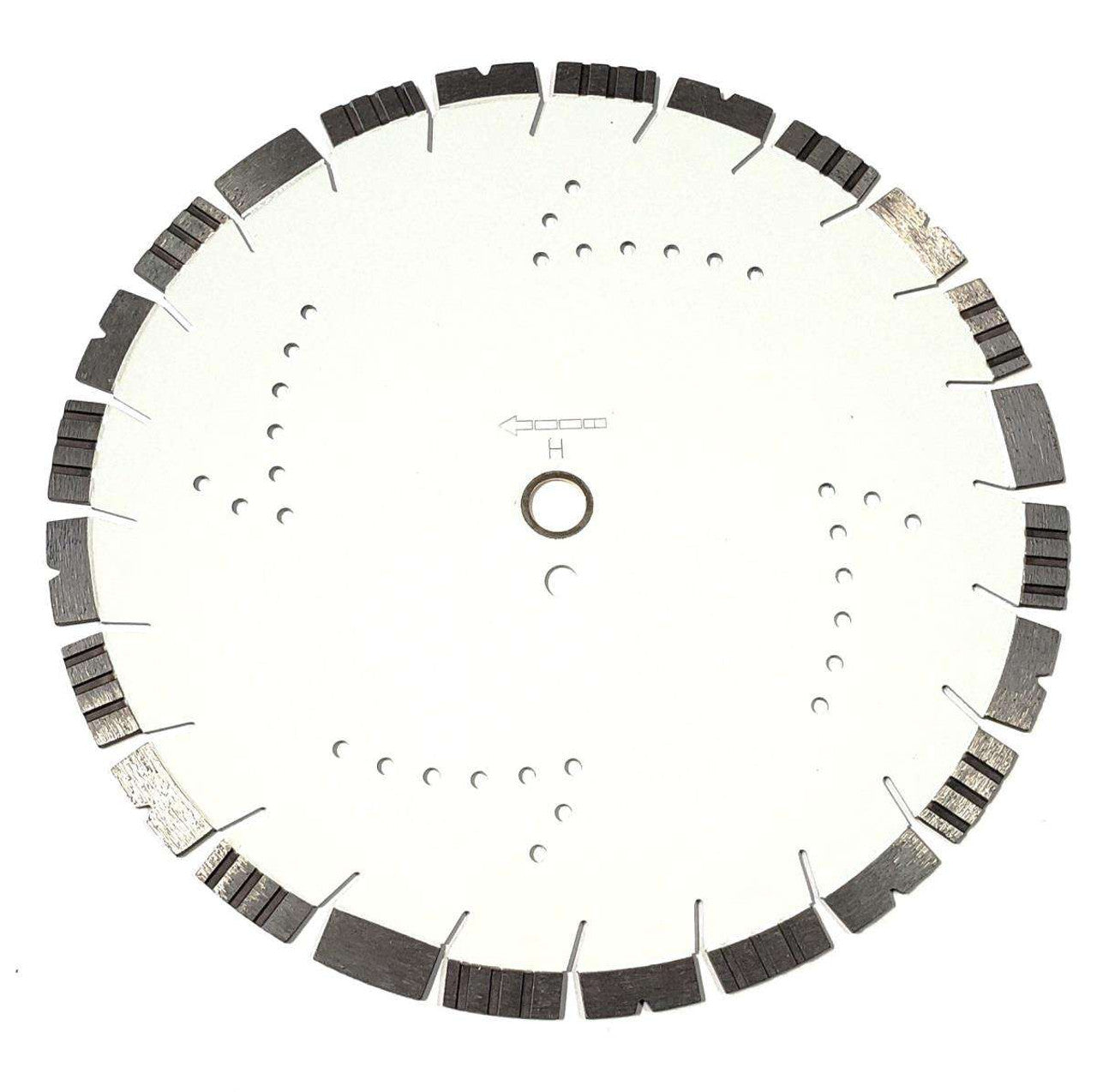 14" x .125 x 1"-20mm x 15mm Viking All Cut Premium Multi Purpose Blade, 19mm Undercut Seg, Steel Cor - Buster's Industrial Supply