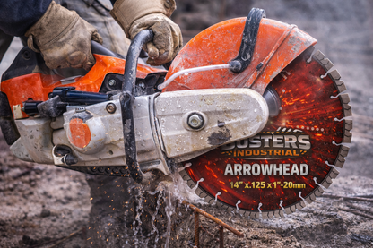 Arrowhead Diamond Concrete / Masonry Combo Blade 15mm Turbo Segment