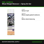 Gel wheel weight remover specifications