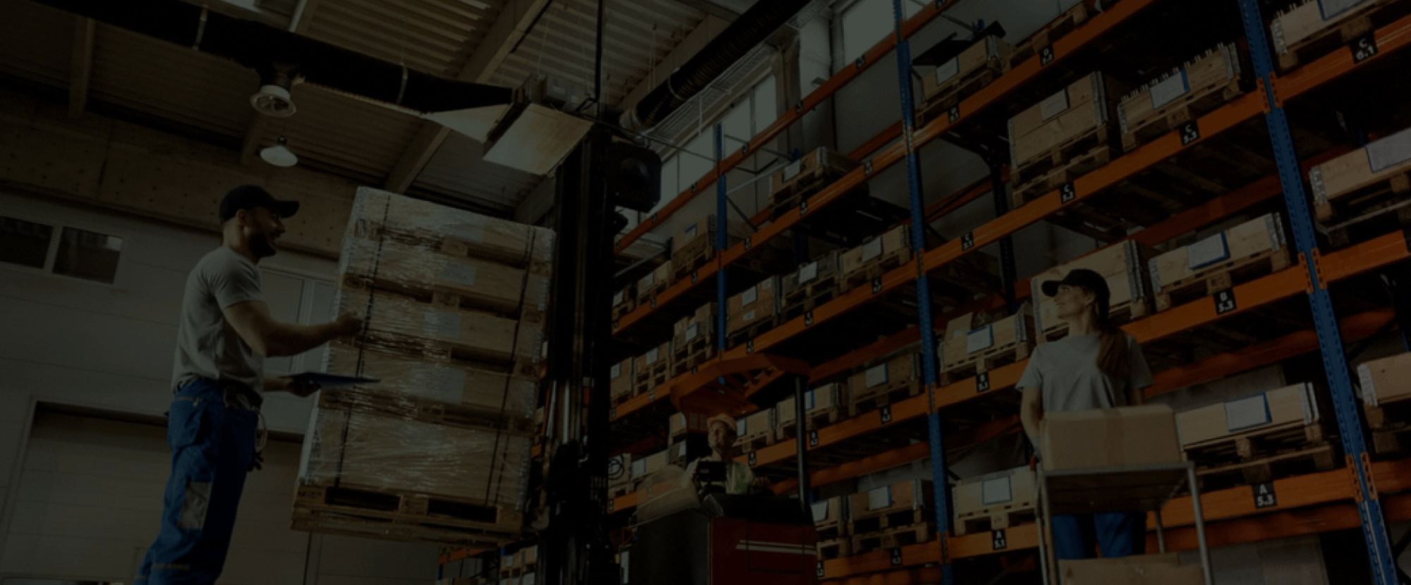 Buster's Industrial Supply team members reviewing inventory in the Fort Worth warehouse