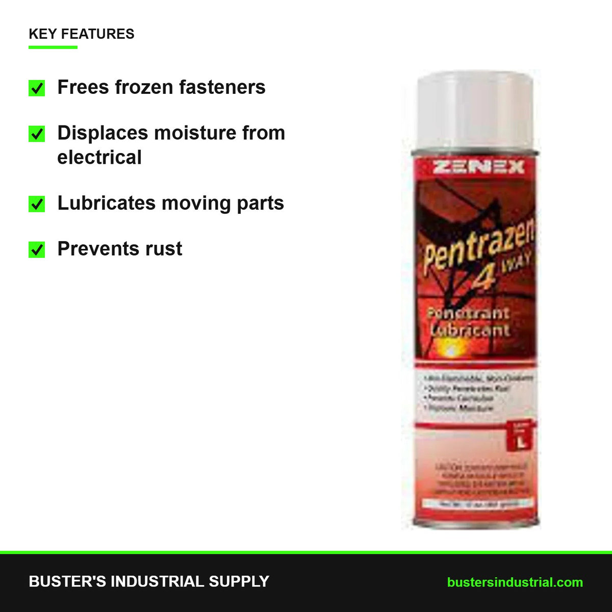 Pentrazen 4-way penetrant 16 oz key features