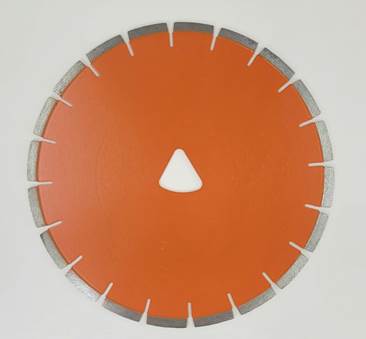 Soff Cut, Diamond blade, 14" x .125 x 10mm Soff Cutt Arbor GC 45 AX Orange