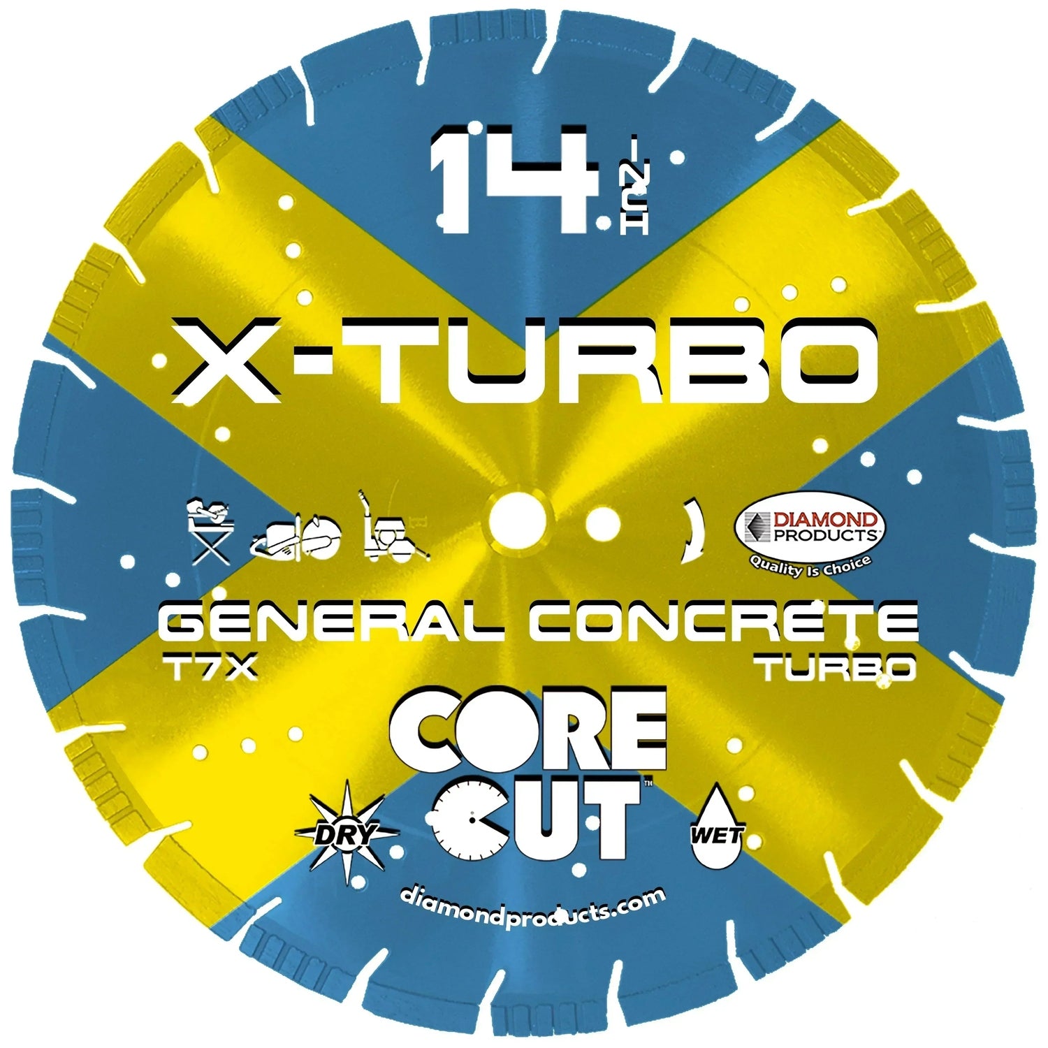 14" x .125 x Turbo Diamond Blade