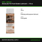 Zenalube FG food grade 16 oz specifications