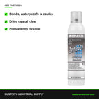 Zenaseal 8 oz clear RTV silicone key features